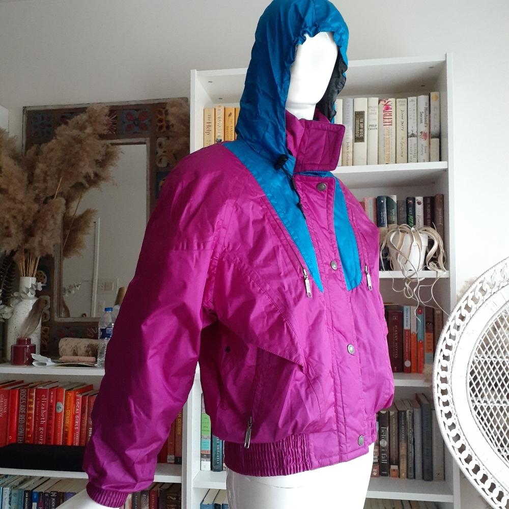 FIEE ICE Sunice vintage magenta jacket with hood